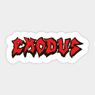exodus band Sticker
